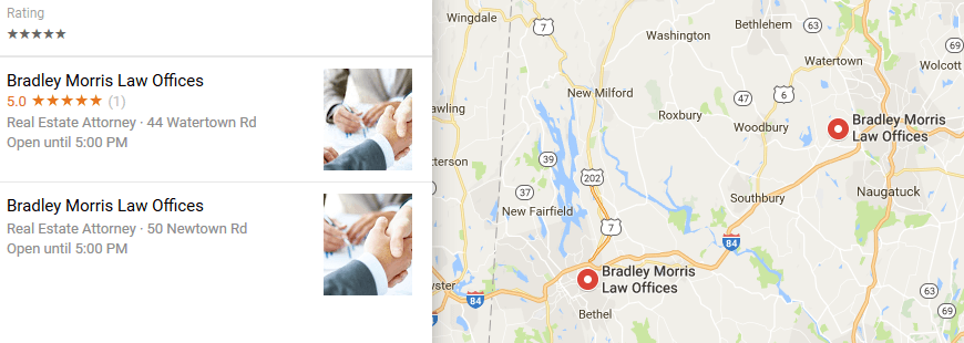Bradley Morris Law New Google My Business Location